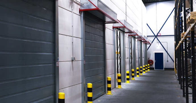 Mini Erfahrig mit Brandschutzvorhänge im moderne Baualltag