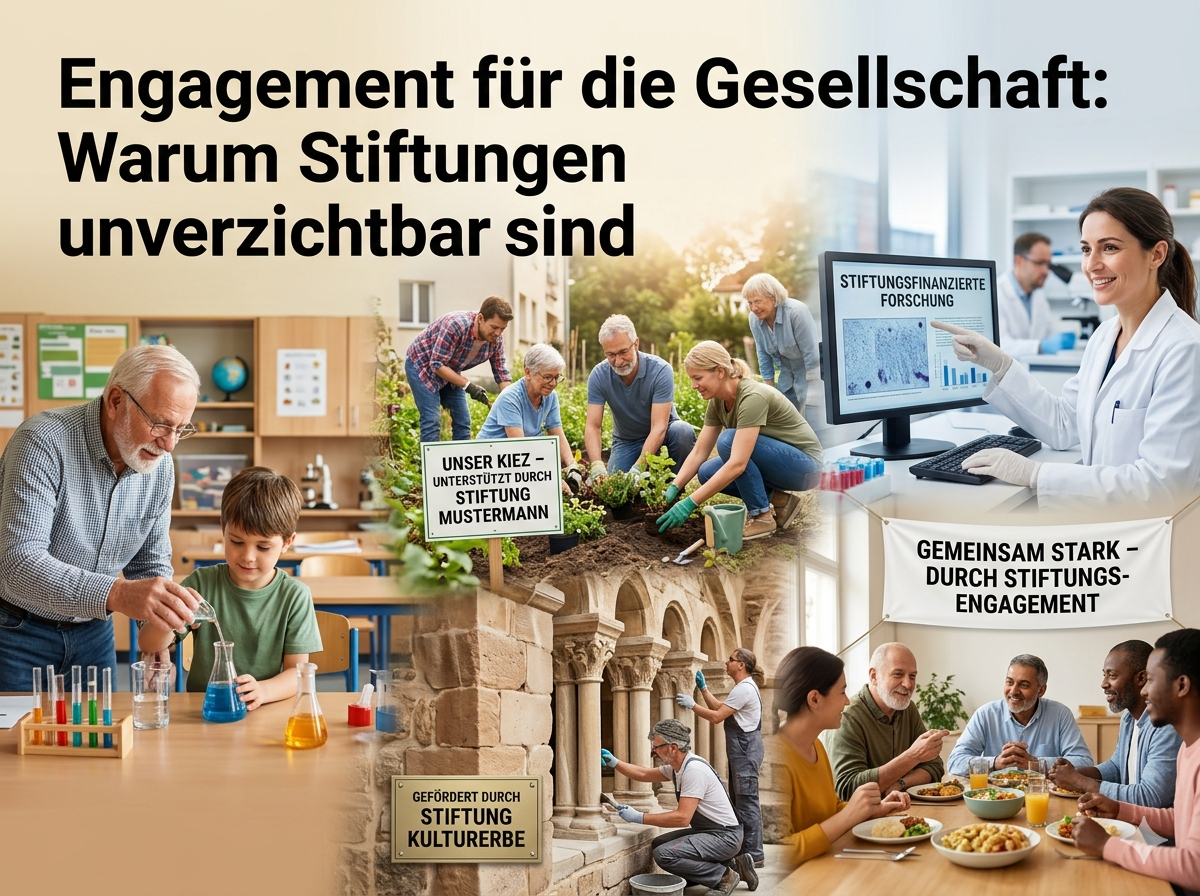 Engagement für die Gesellschaft Warum Stiftungen unverzichtbar sind